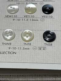 TNW8 DAIYA BUTTONS 耐热仿贝壳聚酯纤维纽扣 Osaka Plastic Industries（DAIYA BUTTON） 更多图片