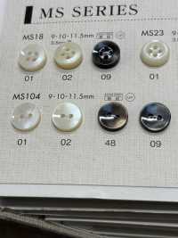MS104 DAIYA BUTTONS纽扣聚酯纤维仿贝壳 Osaka Plastic Industries（DAIYA BUTTON） 更多图片