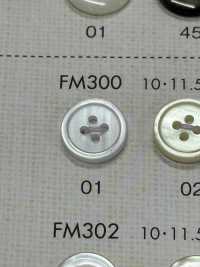 FM300 DAIYA BUTTONS纽扣聚酯纤维仿贝壳 Osaka Plastic Industries（DAIYA BUTTON） 更多图片