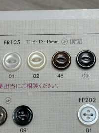 FR105 DAIYA BUTTONS纽扣聚酯纤维仿贝壳（猫眼） 大阪纽扣（DAIYA BUTTON） 更多图片