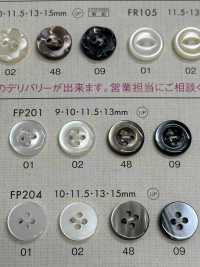 FP201 DAIYA BUTTONS纽扣聚酯纤维仿贝壳 大阪纽扣（DAIYA BUTTON） 更多图片