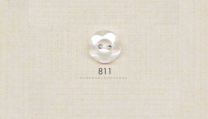 811 DAIYA BUTTONS 两孔仿贝壳聚酯纤维纽扣（立体花）