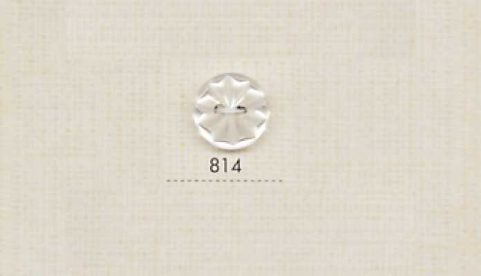 814 DAIYA BUTTONS 两孔仿贝壳聚酯纤维纽扣（立体花）