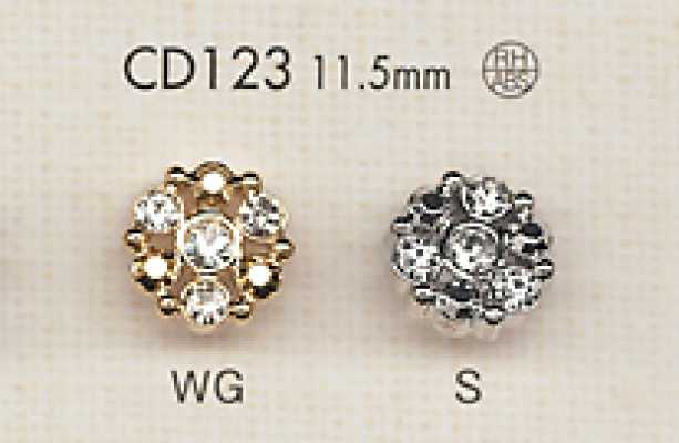 CD123 莱茵石 珠饰 纽扣