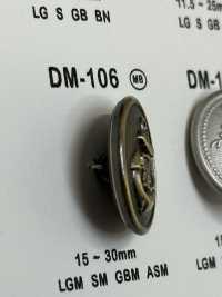 DM106 锚图案金属纽扣纽扣 Osaka Plastic Industries（DAIYA BUTTON） 更多图片