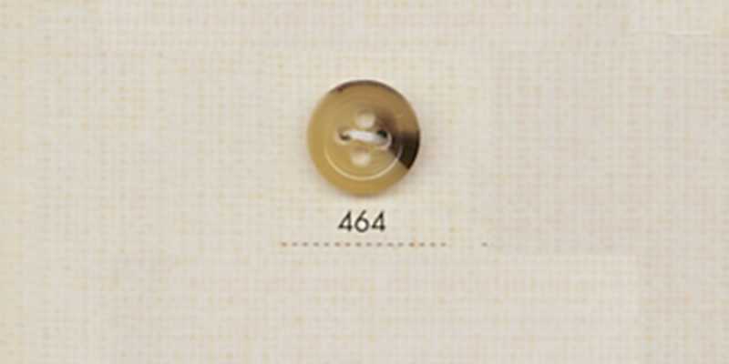 464 DAIYA BUTTONS 四孔仿水牛角聚酯纤维纽扣（黄土色）