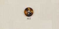 463 DAIYA BUTTONS 四孔水牛风聚酯纤维纽扣（棕色）