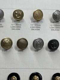 DM109 衬衫和夹克的简单金属纽扣 Osaka Plastic Industries（DAIYA BUTTON） 更多图片