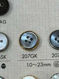 207GK 简单 4 孔塑胶纽扣纽扣 Osaka Plastic Industries（DAIYA BUTTON） 更多图片