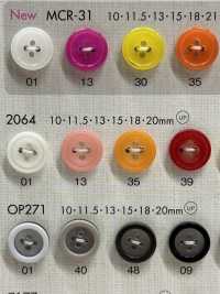 2064 糖果色衬衫的彩色纽扣 Osaka Plastic Industries（DAIYA BUTTON） 更多图片