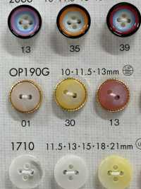 OP190G 五颜六色的童话闪闪发光的纽扣 Osaka Plastic Industries（DAIYA BUTTON） 更多图片