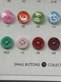 CL17 适用于衬衫和衬衫的亮片4 孔塑胶纽扣 Osaka Plastic Industries（DAIYA BUTTON） 更多图片