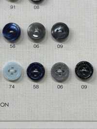 CL17 适用于衬衫和衬衫的亮片4 孔塑胶纽扣 Osaka Plastic Industries（DAIYA BUTTON） 更多图片