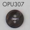 OPU307 玳瑁纹风格 四孔 聚酯纤维纽扣