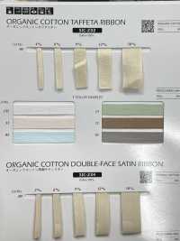 SIC-232 有机棉塔夫缎带[缎带、带、绳子] 新道良質（SIC） 更多图片