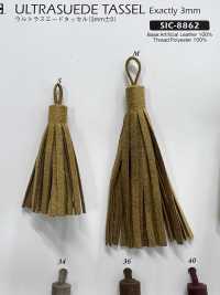 SIC-8862 麂皮流苏3 毫米[缎带、带、绳子] 新道良質（SIC） 更多图片