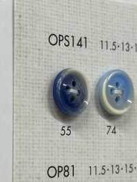 OPS141 彩色4纽扣聚酯纤维纽扣 Osaka Plastic Industries（DAIYA BUTTON） 更多图片