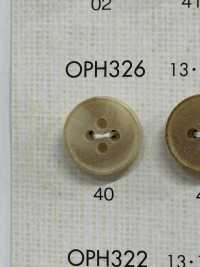 OPH326 优雅的 4 孔聚酯纤维纽扣 Osaka Plastic Industries（DAIYA BUTTON） 更多图片