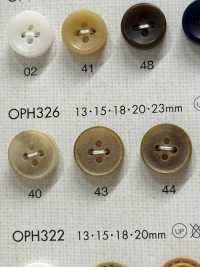 OPH326 优雅的 4 孔聚酯纤维纽扣 Osaka Plastic Industries（DAIYA BUTTON） 更多图片