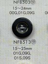 NFB513 聚酯纤维树脂/黄铜纽扣 Osaka Plastic Industries（DAIYA BUTTON） 更多图片