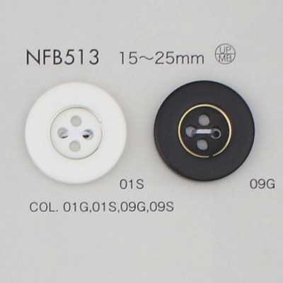 NFB513 聚酯树脂/黄铜制 纽扣