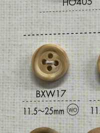 BXW17 天然材质木质4孔纽扣 Osaka Plastic Industries（DAIYA BUTTON） 更多图片