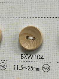 BXW104 天然材料木2孔纽扣 Osaka Plastic Industries（DAIYA BUTTON） 更多图片
