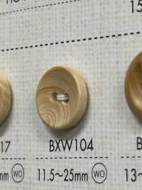 BXW104 天然材料木2孔纽扣 Osaka Plastic Industries（DAIYA BUTTON） 更多图片