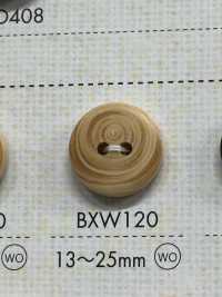 BXW120 天然材料木2孔纽扣 Osaka Plastic Industries（DAIYA BUTTON） 更多图片