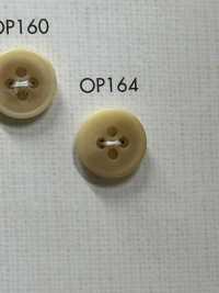 OP164 优雅水牛风格 4 孔聚酯纤维纽扣 Osaka Plastic Industries（DAIYA BUTTON） 更多图片