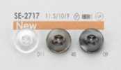 SE-2717 简约 仿贝壳 衬衫·女衬衫用 聚酯纤维 纽扣