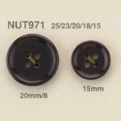 NUT-971 天然材料 象牙果 四孔纽扣