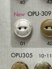 OPU309 猫眼双孔纽扣 Osaka Plastic Industries（DAIYA BUTTON） 更多图片