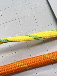 QR-400G 聚酯纤维4片式花纹绳子4MM[缎带、带、绳子] Cordon 更多图片