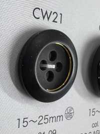 CW21 聚酯纤维树脂/浇铸四孔纽扣 Osaka Plastic Industries（DAIYA BUTTON） 更多图片