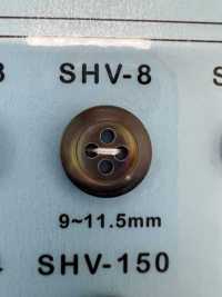 SHV8 4 孔镶边贝壳纽扣 Osaka Plastic Industries（DAIYA BUTTON） 更多图片