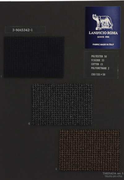 3-MA5342-1 ROMA 再生棉平针织物