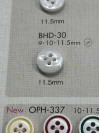 BHD30 DAIYA BUTTONS 防震四孔RIVER SHELL 风格聚酯纤维纽扣 大阪纽扣（DAIYA BUTTON） 更多图片