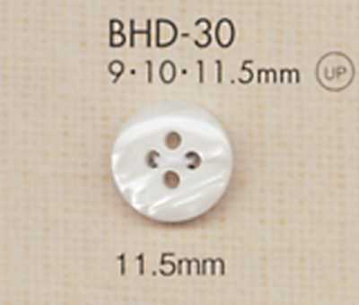 BHD30 DAIYA BUTTONS 耐冲击 四孔 RIVER 仿贝壳风聚酯纤维纽扣