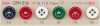 OPH336 DAIYA BUTTONS 耐冲击 四孔 聚酯纤维纽扣