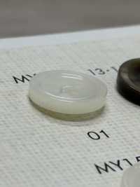 MY151 DAIYA BUTTONS有边贝壳状聚酯纤维纽扣，仿贝壳 Osaka Plastic Industries（DAIYA BUTTON） 更多图片