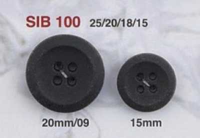 SIB100 米拉布鲁（硅胶）制 表面开孔四眼纽扣