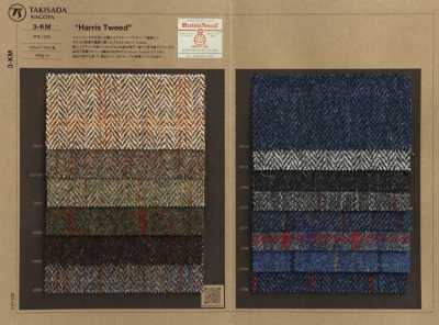 3-KM HARRIS Harris Tweed 格纹 人字纹 燕麦色