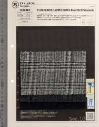 1022885 RE:NEWOOL® JAPAN 弹力法兰绒格纹系列[面料] 泷定名古屋 更多图片