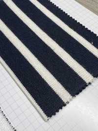 326 天竺平针织物色织棉布横条纹[面料] VANCET 更多图片