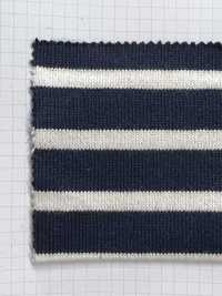 326 天竺平针织物色织棉布横条纹[面料] VANCET 更多图片