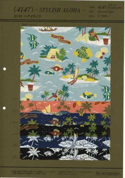 4147 40S平纹布 STYLISH ALOHA(Basic)