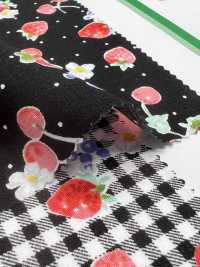6174 40线平纹布草莓樱桃[面料] VANCET 更多图片