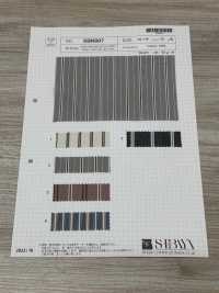SBN007 有机天然抗皱水洗加工条纹[面料] 柴屋 更多图片