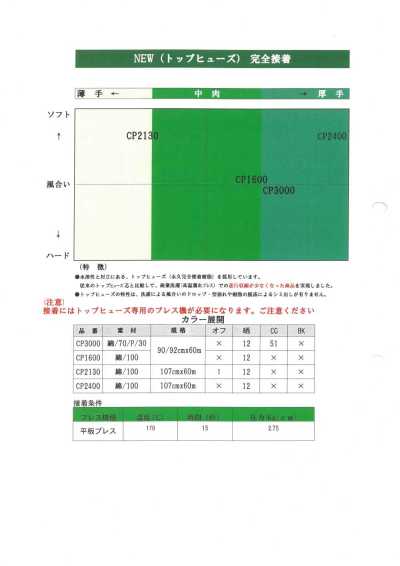 CP2130 衬衫用热熔衬